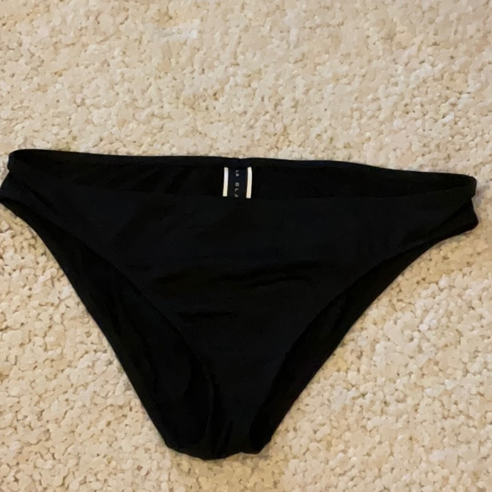 La Blanca swim bottoms bikini size 14 black